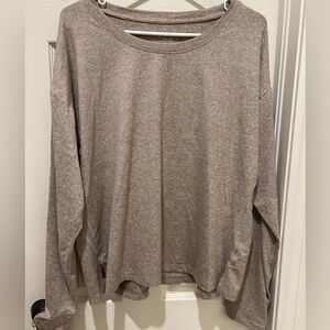 Athleta Long Sleeve Top in Beige